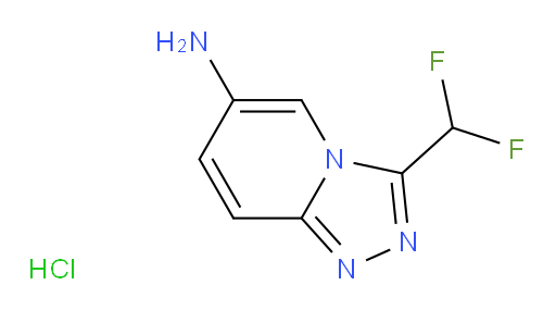 3-(difluoromethyl)-[1,2,4]triazolo[4,3-a]pyridin-6-amine hydrochloride