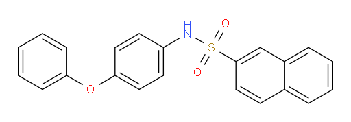 N-(4-phenoxyphenyl)naphthalene-2-sulfonamide