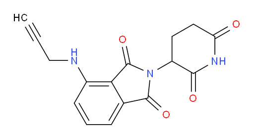 2-(2,6-dioxopiperidin-3-yl)-4-[(prop-2-yn-1-yl)amino]-2,3-dihydro-1H-isoindole-1,3-dione