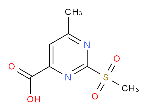 2-methanesulfonyl-6-methylpyrimidine-4-carboxylic acid