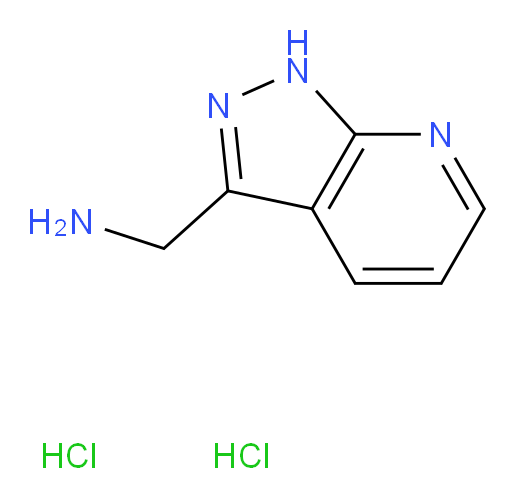 {1H-pyrazolo[3,4-b]pyridin-3-yl}methanamine dihydrochloride