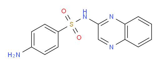 4-amino-N-(quinoxalin-2-yl)benzene-1-sulfonamide