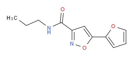 5-(furan-2-yl)-N-propyl-1,2-oxazole-3-carboxamide