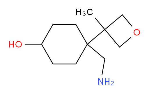 4-(aminomethyl)-4-(3-methyloxetan-3-yl)cyclohexan-1-ol