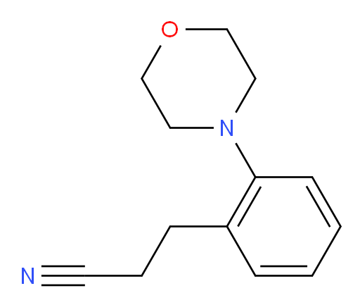 3-[2-(morpholin-4-yl)phenyl]propanenitrile