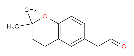 2-(2,2-dimethyl-3,4-dihydro-2H-1-benzopyran-6-yl)acetaldehyde