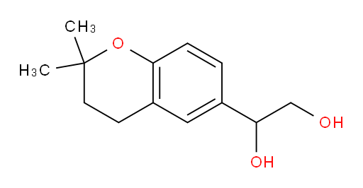 1-(2,2-dimethyl-3,4-dihydro-2H-1-benzopyran-6-yl)ethane-1,2-diol