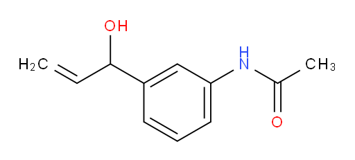 N-[3-(1-hydroxyprop-2-en-1-yl)phenyl]acetamide