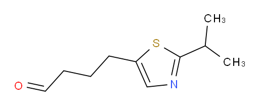 4-[2-(propan-2-yl)-1,3-thiazol-5-yl]butanal