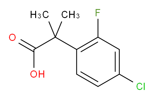 2-(4-chloro-2-fluorophenyl)-2-methylpropanoic acid