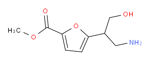 methyl 5-(1-amino-3-hydroxypropan-2-yl)furan-2-carboxylate