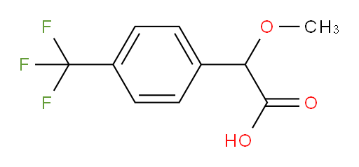 2-methoxy-2-[4-(trifluoromethyl)phenyl]acetic acid