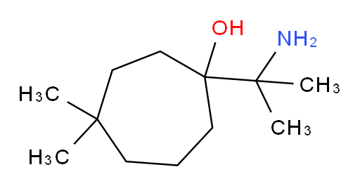 1-(2-aminopropan-2-yl)-4,4-dimethylcycloheptan-1-ol