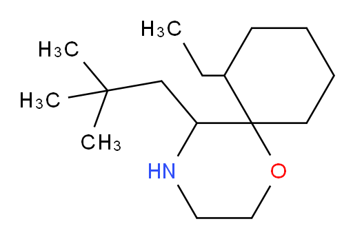 5-(2,2-dimethylpropyl)-7-ethyl-1-oxa-4-azaspiro[5.5]undecane