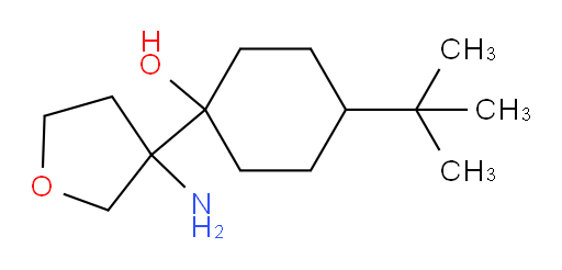 1-(3-aminooxolan-3-yl)-4-tert-butylcyclohexan-1-ol
