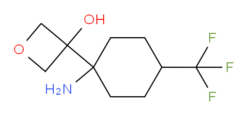 3-[1-amino-4-(trifluoromethyl)cyclohexyl]oxetan-3-ol
