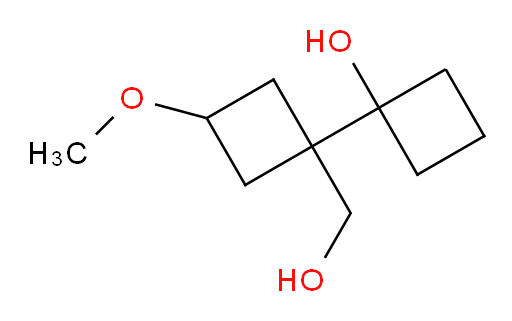 1-[1-(hydroxymethyl)-3-methoxycyclobutyl]cyclobutan-1-ol