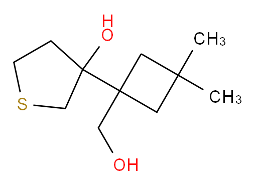 3-[1-(hydroxymethyl)-3,3-dimethylcyclobutyl]thiolan-3-ol