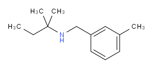 (2-methylbutan-2-yl)[(3-methylphenyl)methyl]amine