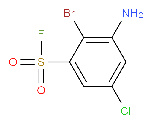 3-amino-2-bromo-5-chlorobenzene-1-sulfonyl fluoride