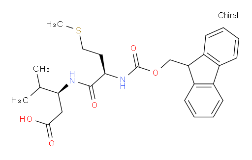 (3S)-3-[(2R)-2-({[(9H-fluoren-9-yl)methoxy]carbonyl}amino)-4-(methylsulfanyl)butanamido]-4-methylpentanoic acid