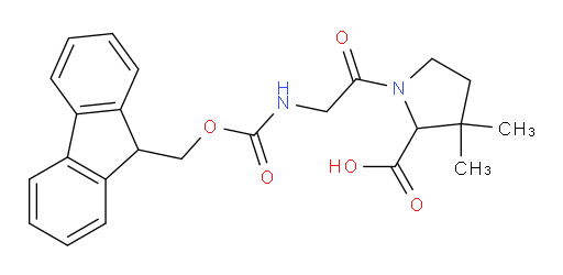 1-[2-({[(9H-fluoren-9-yl)methoxy]carbonyl}amino)acetyl]-3,3-dimethylpyrrolidine-2-carboxylic acid