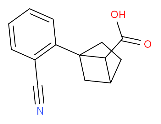 1-(2-cyanophenyl)bicyclo[2.1.1]hexane-5-carboxylic acid