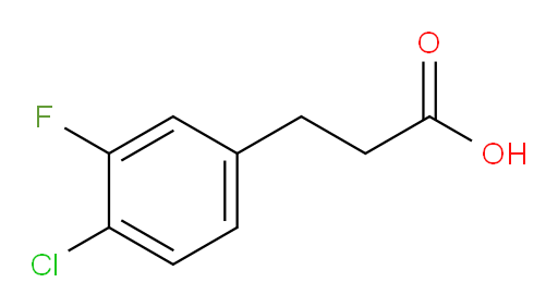 3-(4-chloro-3-fluorophenyl)propanoic acid