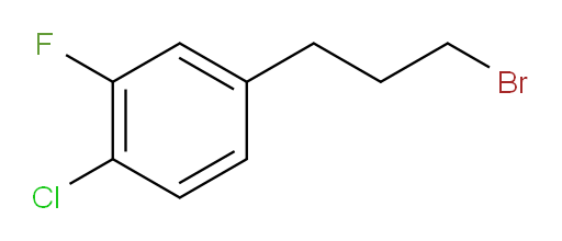 4-(3-bromopropyl)-1-chloro-2-fluorobenzene