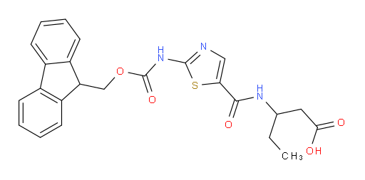 3-{[2-({[(9H-fluoren-9-yl)methoxy]carbonyl}amino)-1,3-thiazol-5-yl]formamido}pentanoic acid