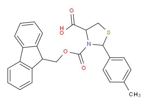 3-{[(9H-fluoren-9-yl)methoxy]carbonyl}-2-(4-methylphenyl)-1,3-thiazolidine-4-carboxylic acid