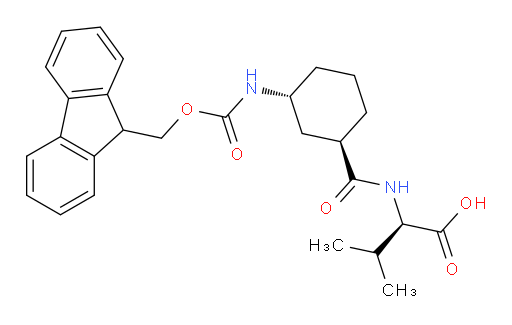 (2R)-2-{[(1RS,3RS)-3-({[(9H-fluoren-9-yl)methoxy]carbonyl}amino)cyclohexyl]formamido}-3-methylbutanoic acid