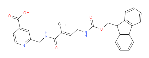 2-{[4-({[(9H-fluoren-9-yl)methoxy]carbonyl}amino)-2-methylbut-2-enamido]methyl}pyridine-4-carboxylic acid
