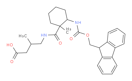 4-{[2-({[(9H-fluoren-9-yl)methoxy]carbonyl}amino)-1-methylcyclohexyl]formamido}-3-methylbutanoic acid
