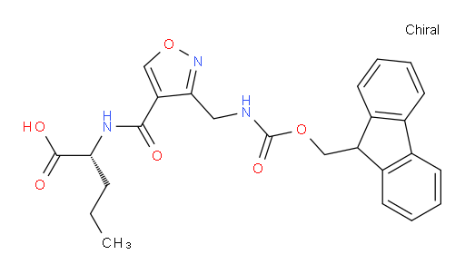 (2R)-2-({3-[({[(9H-fluoren-9-yl)methoxy]carbonyl}amino)methyl]-1,2-oxazol-4-yl}formamido)pentanoic acid