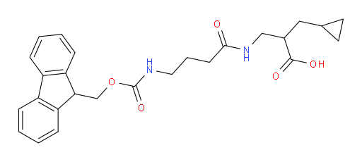 2-(cyclopropylmethyl)-3-[4-({[(9H-fluoren-9-yl)methoxy]carbonyl}amino)butanamido]propanoic acid