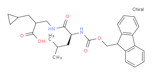 2-(cyclopropylmethyl)-3-[(2S)-2-({[(9H-fluoren-9-yl)methoxy]carbonyl}amino)-4-methylpentanamido]propanoic acid