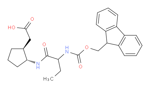 rac-2-[(1R,2S)-2-[2-({[(9H-fluoren-9-yl)methoxy]carbonyl}amino)butanamido]cyclopentyl]acetic acid