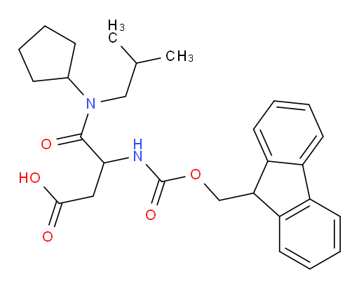 3-[cyclopentyl(2-methylpropyl)carbamoyl]-3-({[(9H-fluoren-9-yl)methoxy]carbonyl}amino)propanoic acid