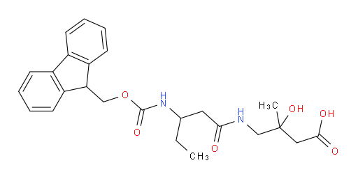 4-[3-({[(9H-fluoren-9-yl)methoxy]carbonyl}amino)pentanamido]-3-hydroxy-3-methylbutanoic acid