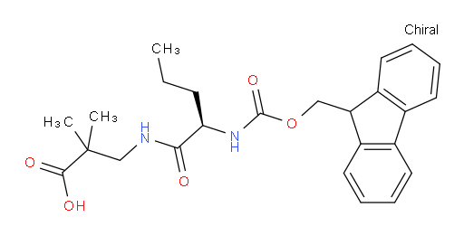 3-[(2R)-2-({[(9H-fluoren-9-yl)methoxy]carbonyl}amino)pentanamido]-2,2-dimethylpropanoic acid