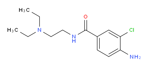 4-amino-3-chloro-N-[2-(diethylamino)ethyl]benzamide