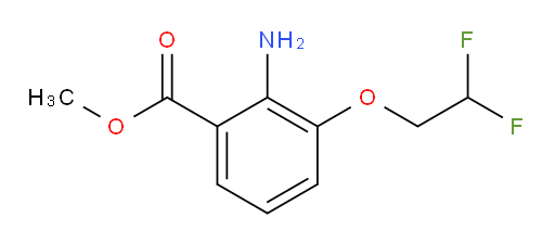methyl 2-amino-3-(2,2-difluoroethoxy)benzoate