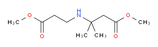 methyl 3-[(3-methoxy-3-oxopropyl)amino]-3-methylbutanoate
