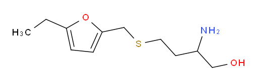 2-amino-4-{[(5-ethylfuran-2-yl)methyl]sulfanyl}butan-1-ol