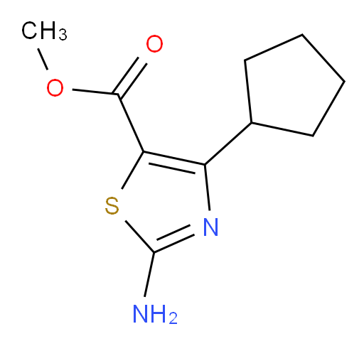 methyl 2-amino-4-cyclopentyl-1,3-thiazole-5-carboxylate