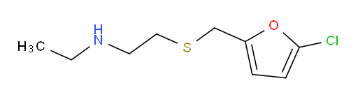 (2-{[(5-chlorofuran-2-yl)methyl]sulfanyl}ethyl)(ethyl)amine