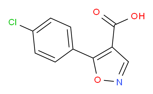 5-(4-chlorophenyl)-1,2-oxazole-4-carboxylic acid