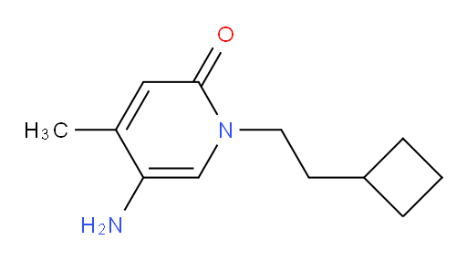 5-amino-1-(2-cyclobutylethyl)-4-methyl-1,2-dihydropyridin-2-one