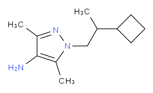 1-(2-cyclobutylpropyl)-3,5-dimethyl-1H-pyrazol-4-amine